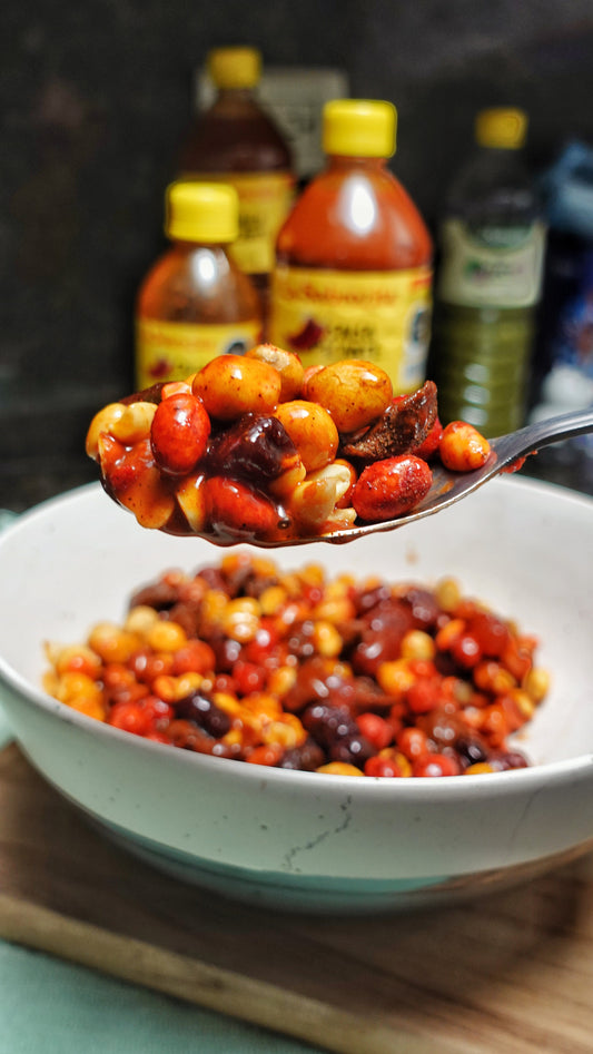 Botana de Cacahuates con Rielito y Salsa Snack La Sabrozita