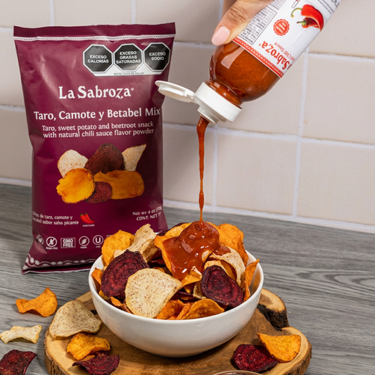 Veggie Chips Taro, Camote y Betabel Mix Salsa Picante