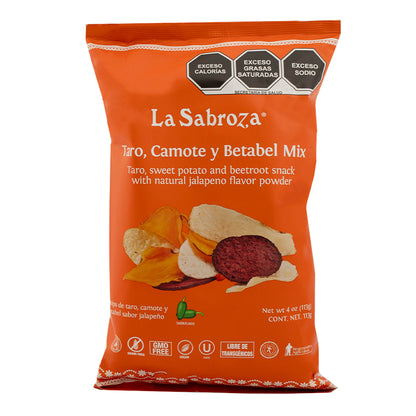 Veggie Chips Taro, Camote y Betabel Mix Jalapeño